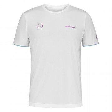 Babolat Lebrón Crew Neck Tee White